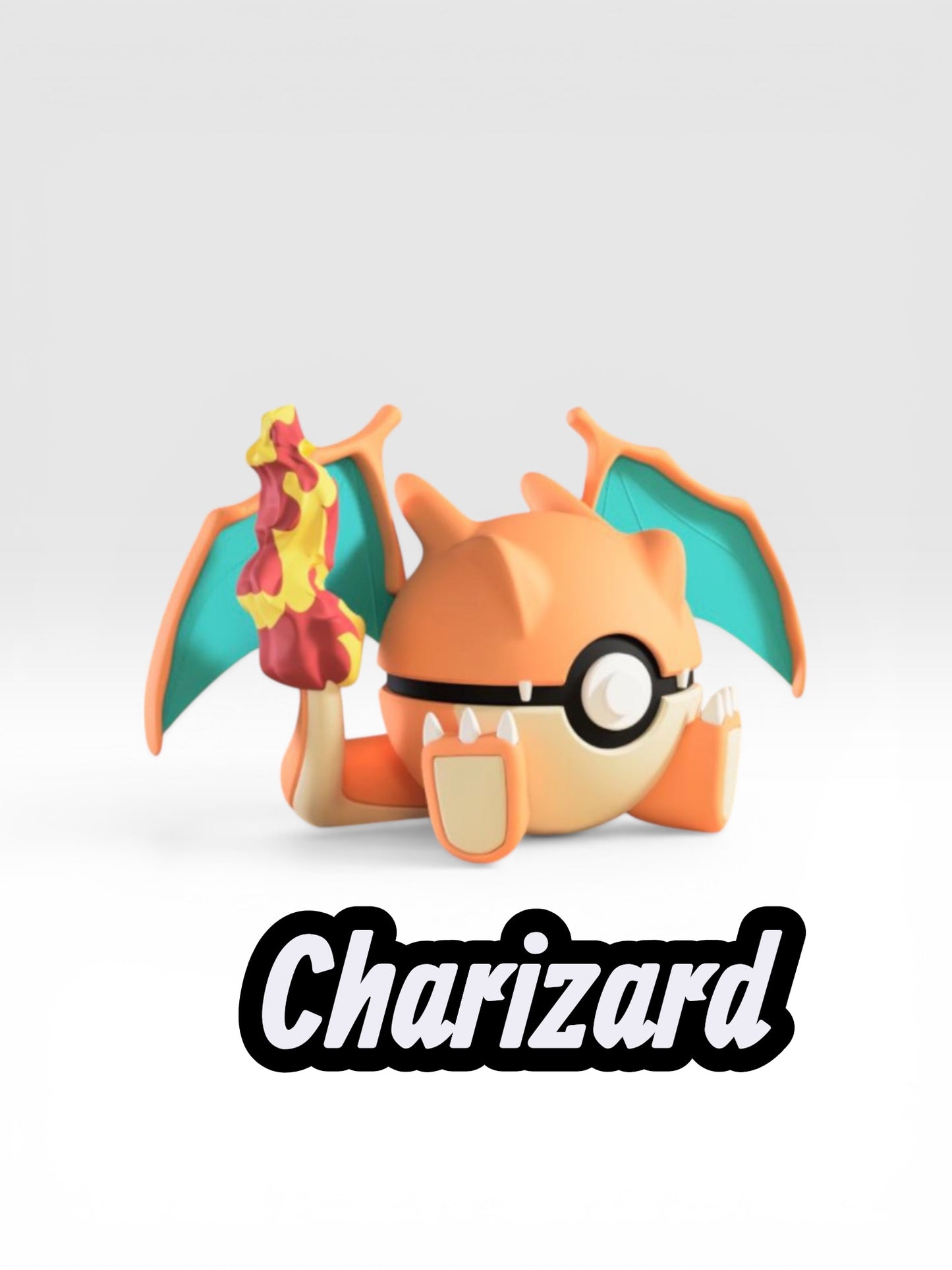 Charizard | Custom Ball | High Quality 3D Printed made in the Uk.