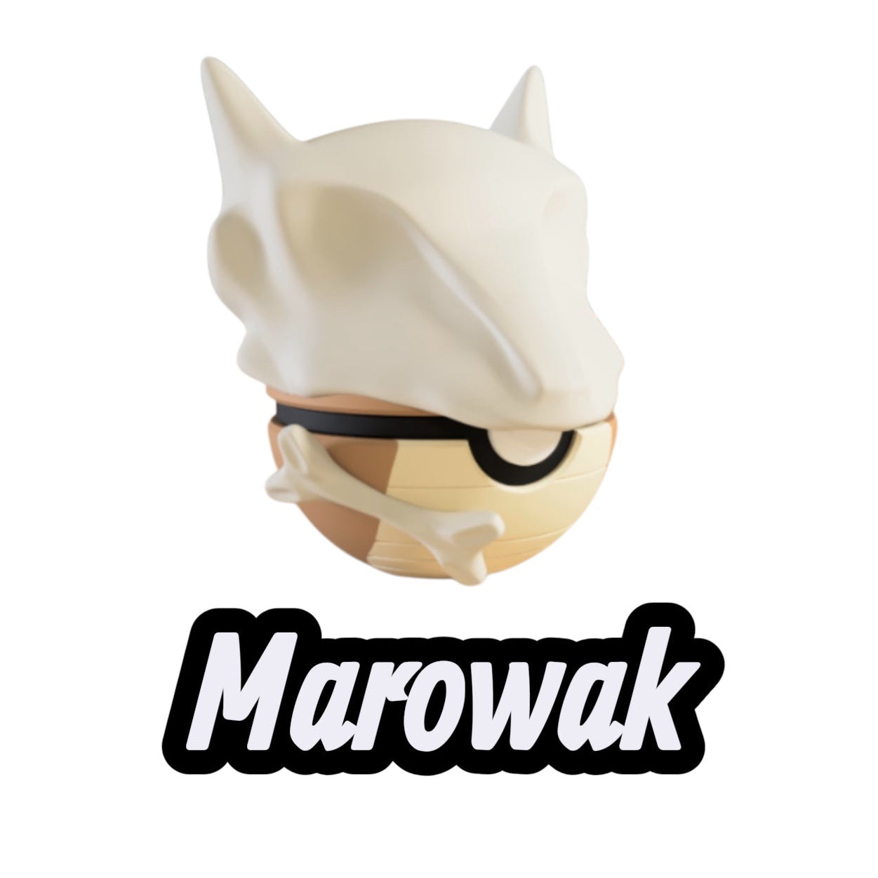 Marowak Custom Ball | High Quality 3D Printed in the UK