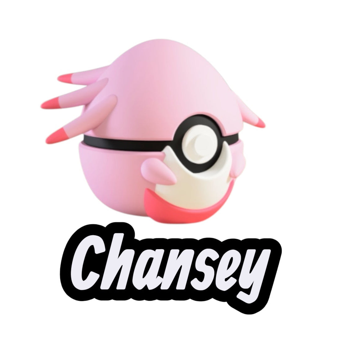 Chansey Custom Ball | High Quality 3D Printed in the UK