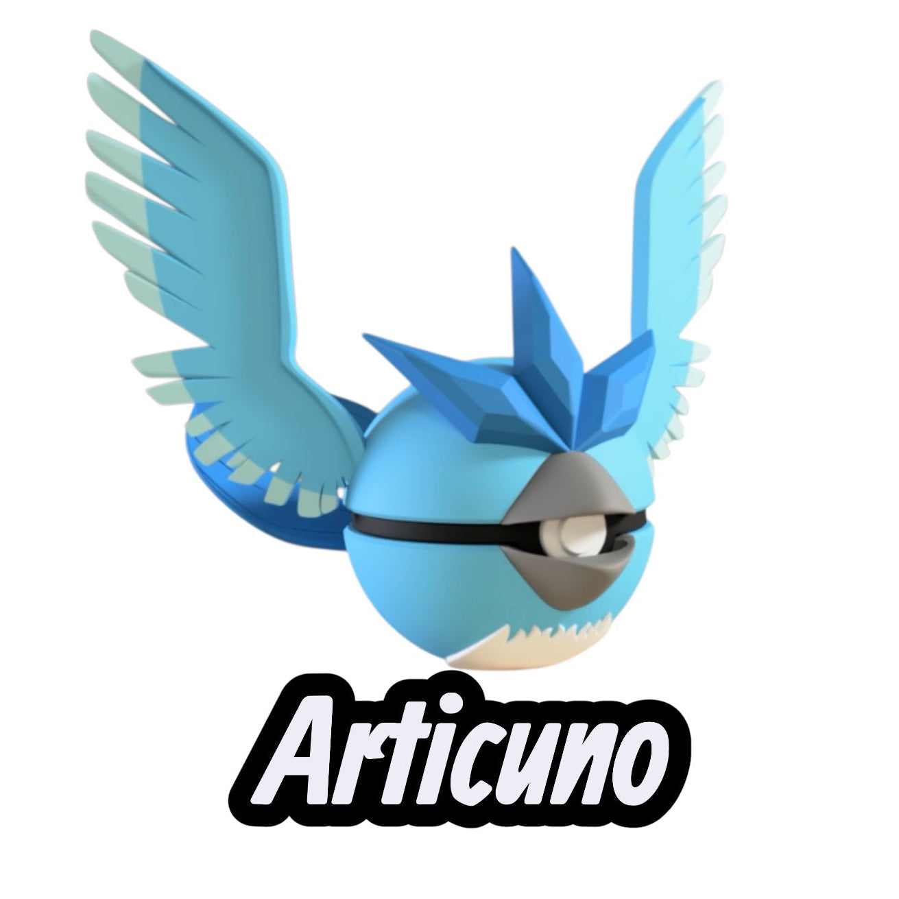 Articuno Custom Ball | High Quality 3D Printed in the UK