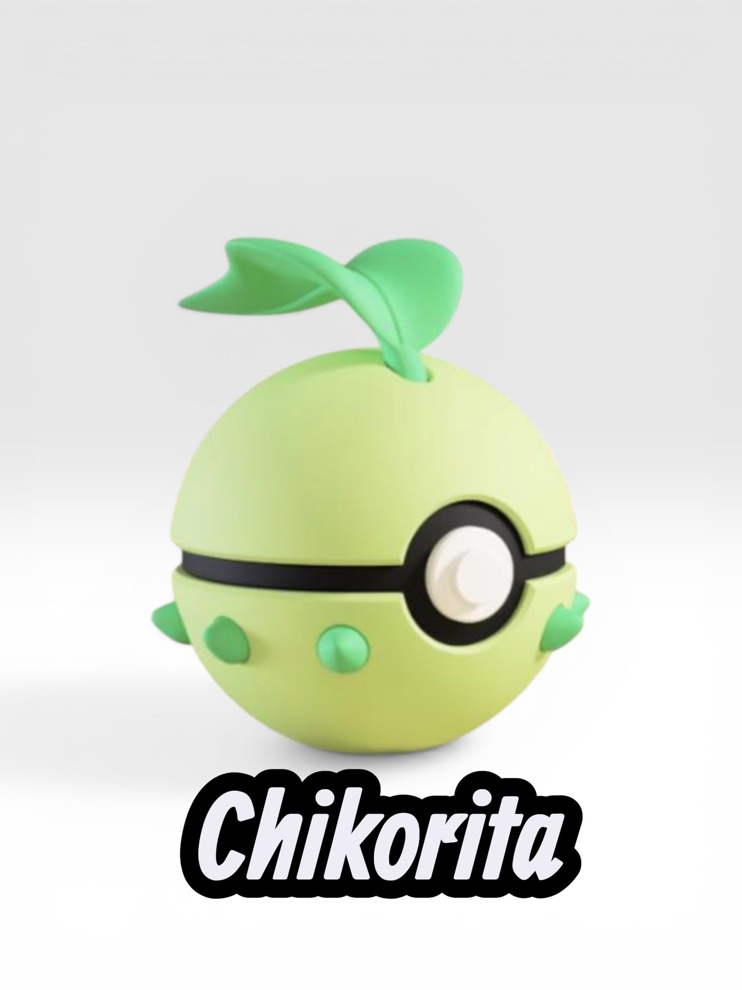 Chikorita Custom Ball | High Quality 3D Printed in the UK