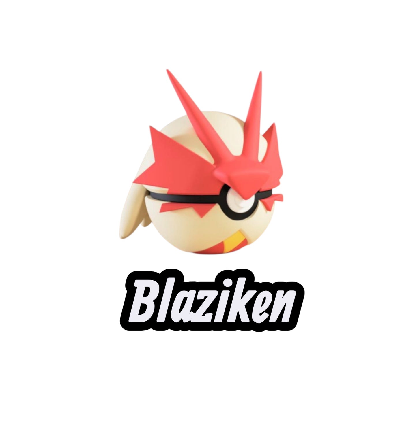 Blaziken Custom Ball | High Quality 3D Printed in the UK