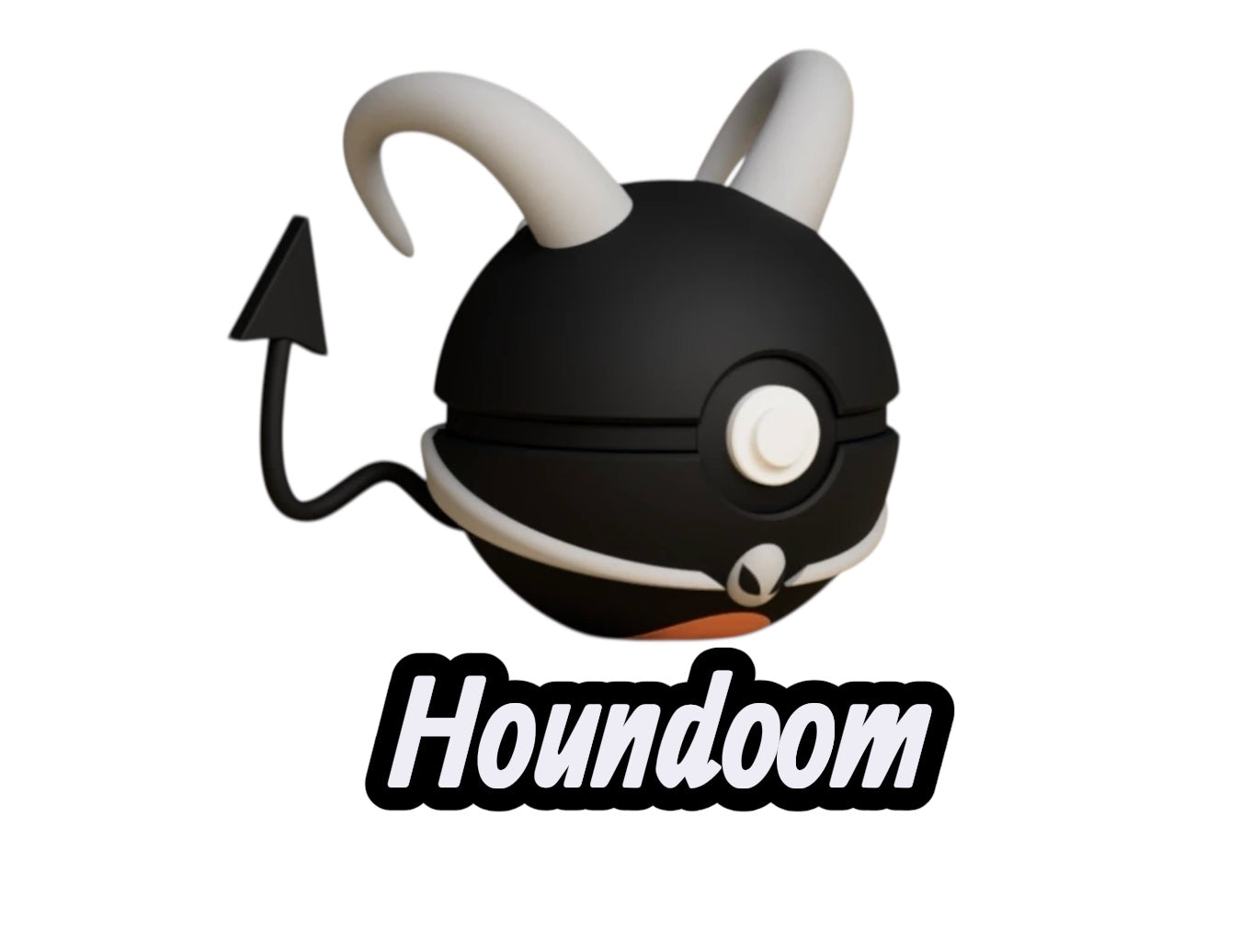 Houndoom Custom Ball | High Quality 3D Printed in the UK