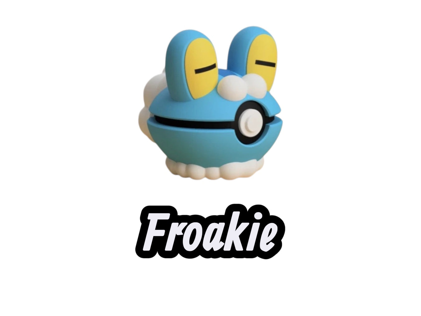 Froakie Custom Ball | High Quality 3D Printed in the UK