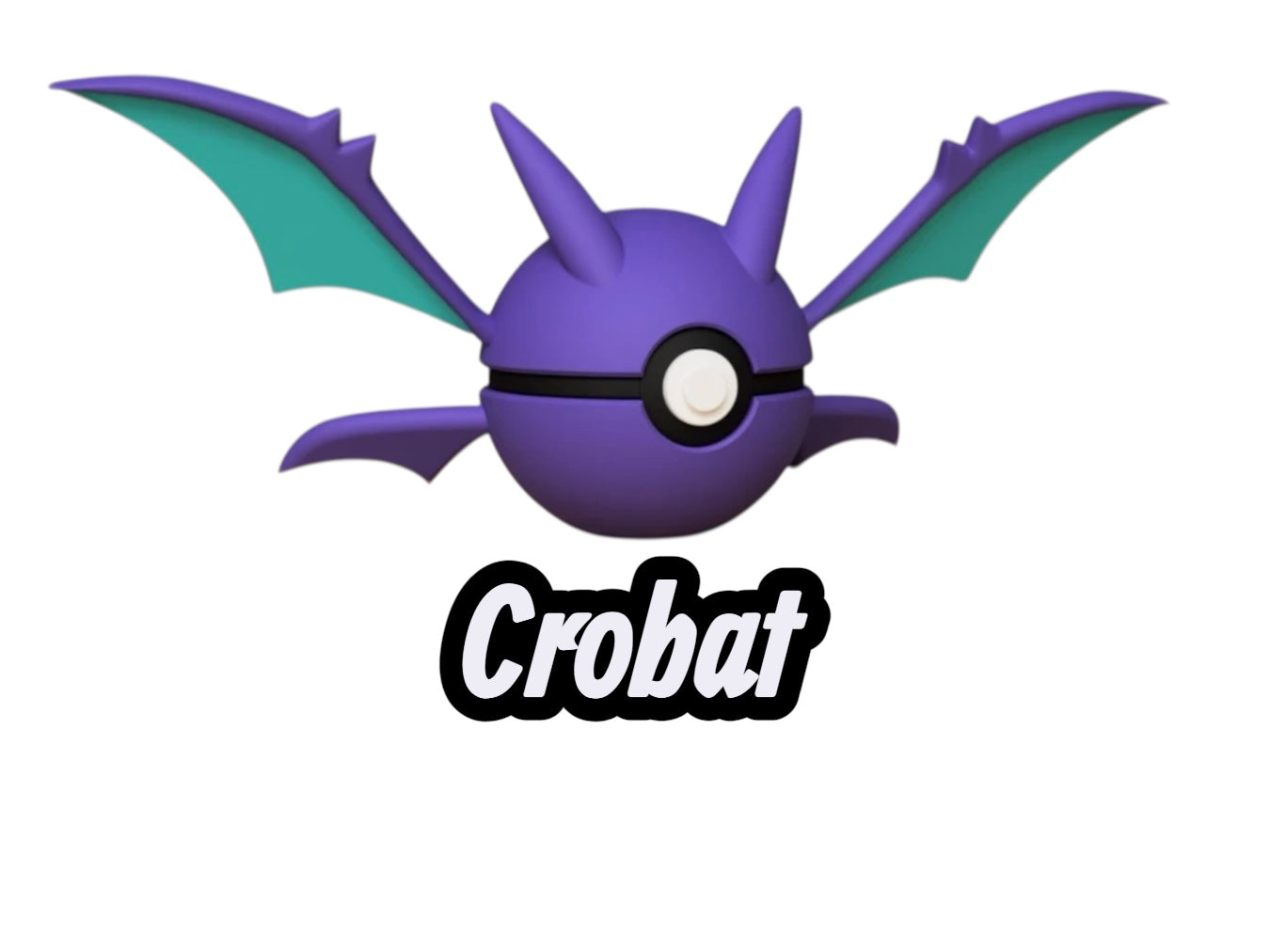 Crobat Custom Ball | High Quality 3D Printed in the UK