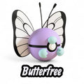 Butterfree| Custom Pokeball | High Quality 3D Printed in the UK