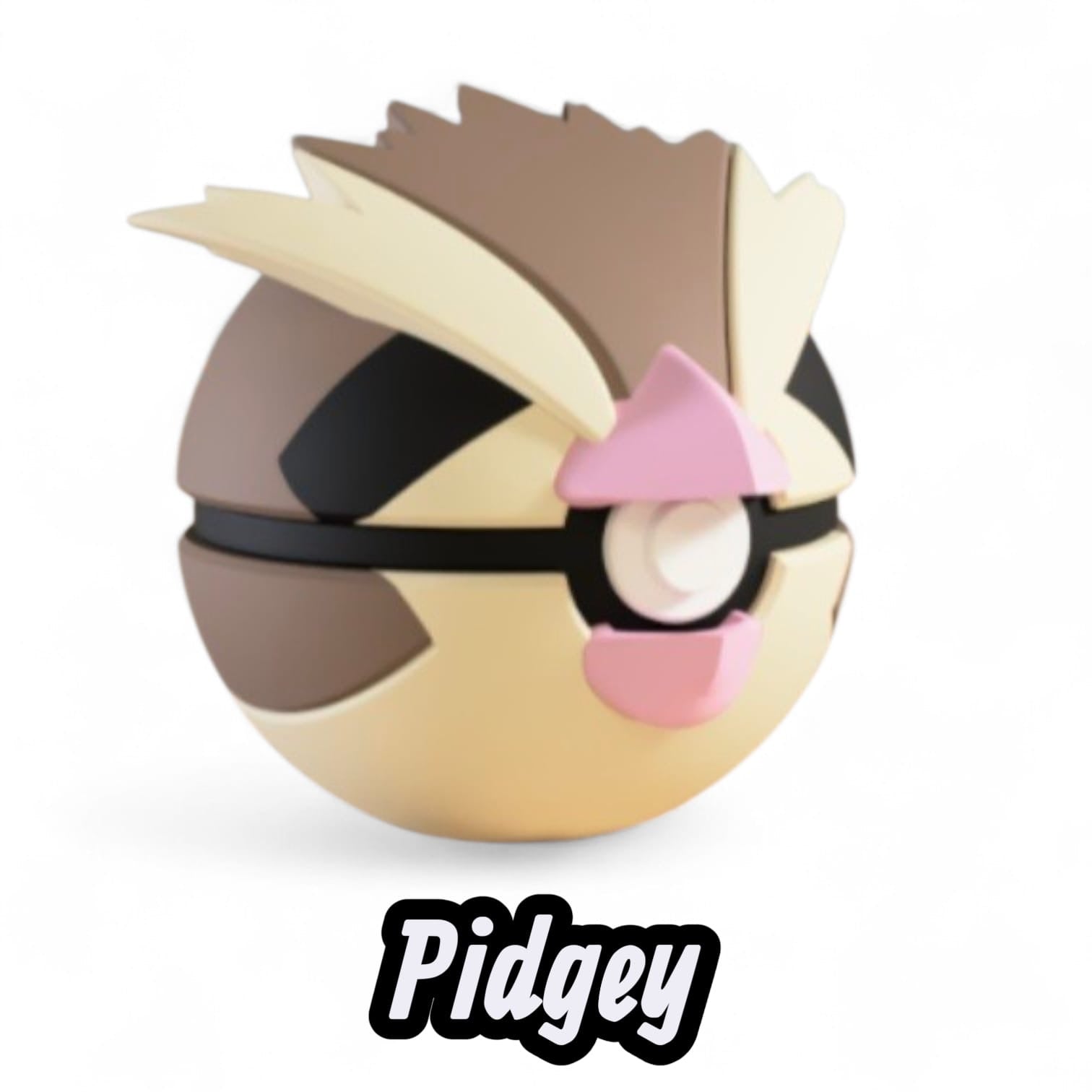 Pidgey| Custom Pokeball | High Quality 3D Printed in the UK