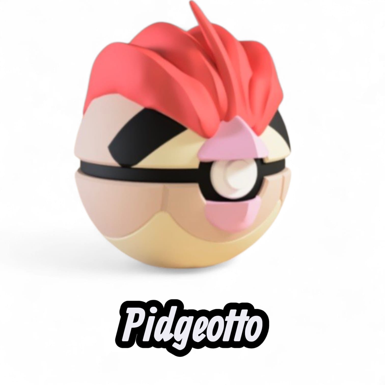 Pidgeotto| Custom Pokeball | High Quality 3D Printed in the UK