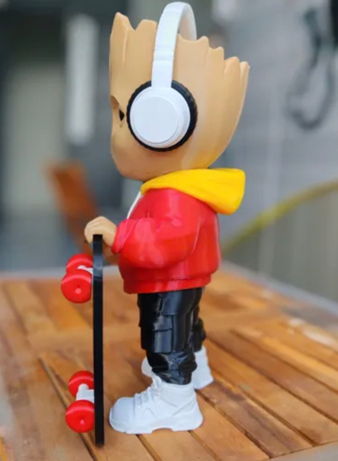 Skater Boy Groot 3D Printed Collectable