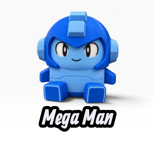 🎮 Fan‑Made 3D Printed Collectible Figure Mega Man Sprite
