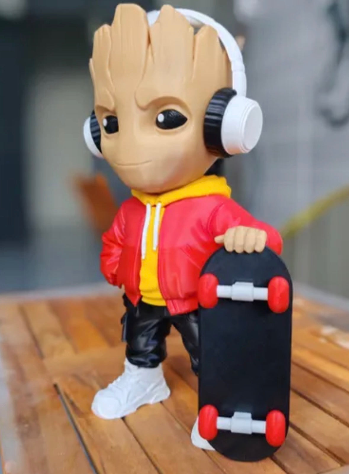 Skater Boy Groot 3D Printed Collectable