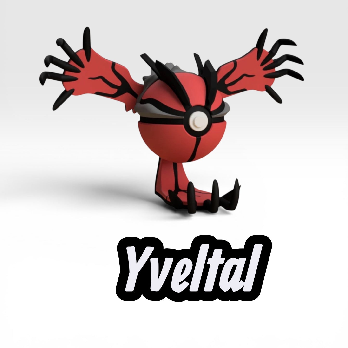Yveltal Custom Ball | High Quality 3D Printed in the UK