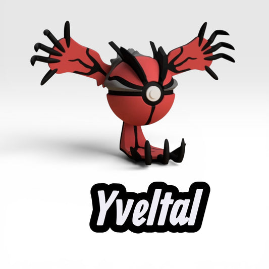 Yveltal Custom Ball | High Quality 3D Printed in the UK