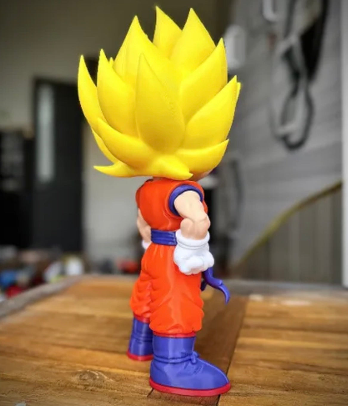 Fusion character figure Super Saiyan X – Sonic 3-D printed collectible