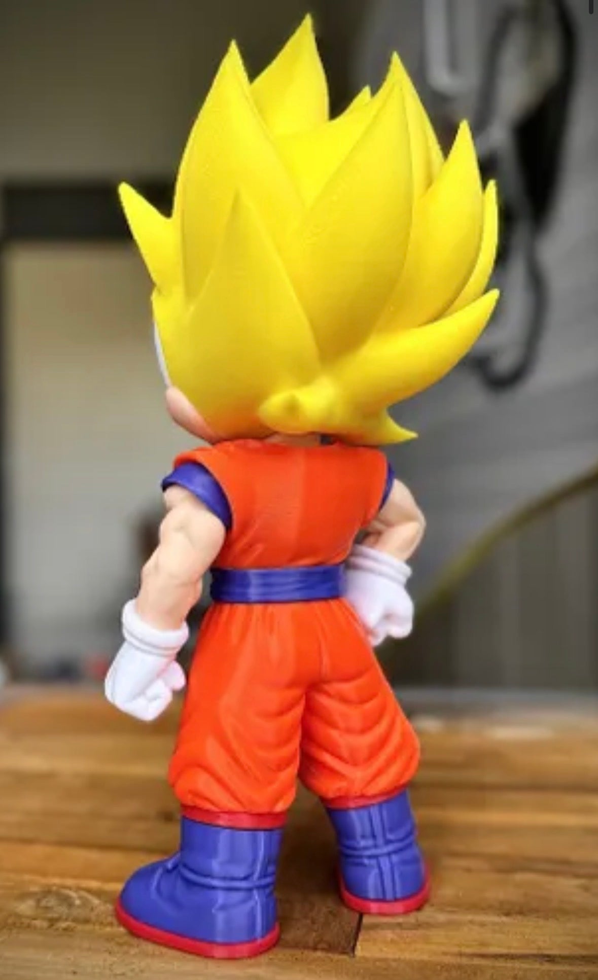 Fusion character figure Super Saiyan X – Sonic 3-D printed collectible