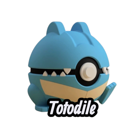 Totodile Custom Ball | High Quality 3D Printed in the Uk