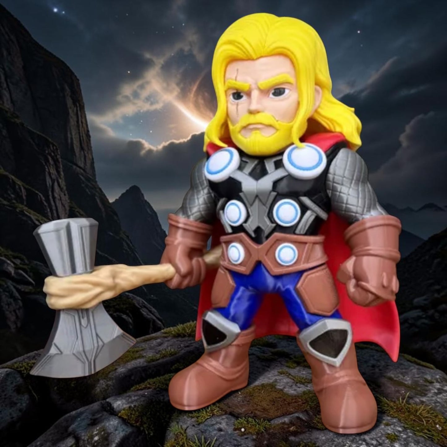 God Of Thunder 3D Printed Collectable