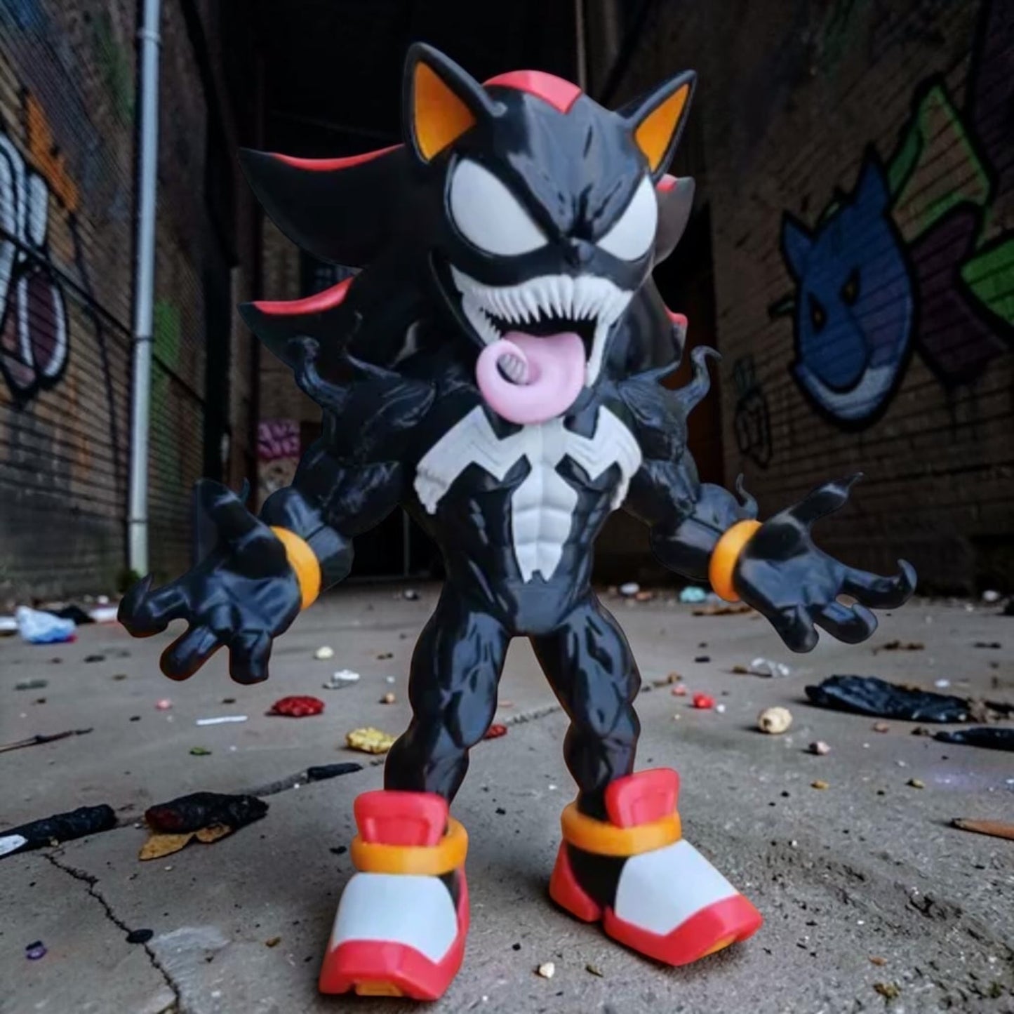 Fusion character figurine Venom X Shadow Fusion 3D Printed Collectable