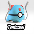 Tentacool| Custom Pokeball | High Quality 3D Printed in Uk