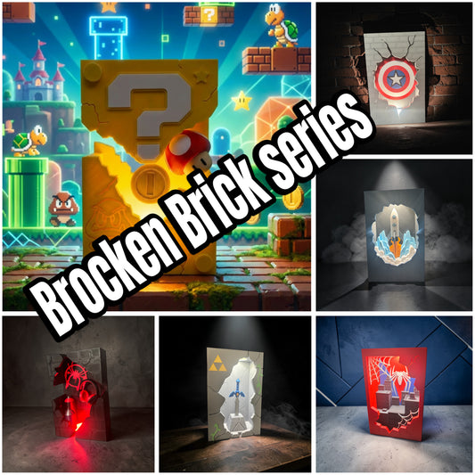 Broken bricks multiverse Led light scenes