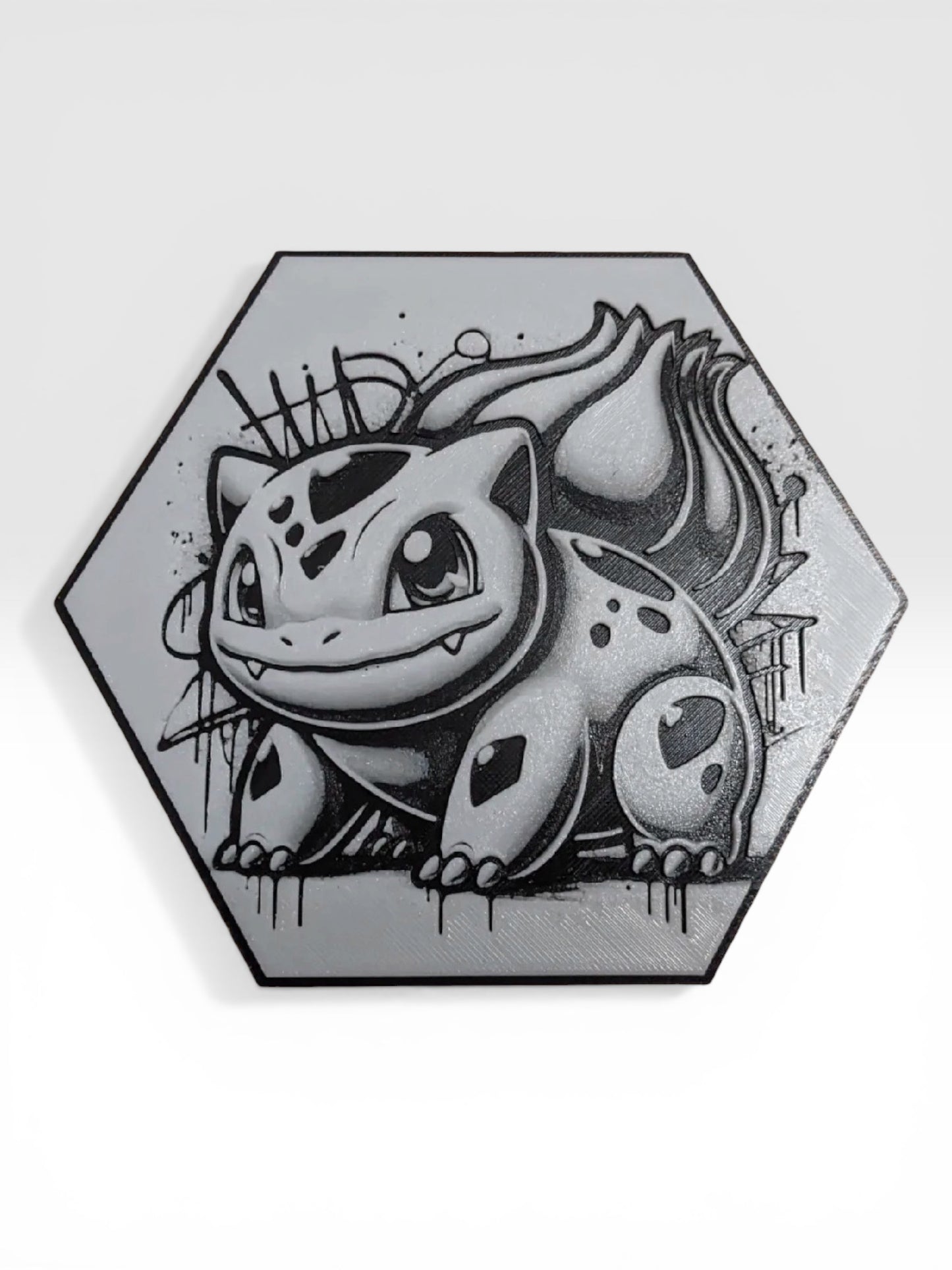 Custom 3D Printed "Battle Monster Character" Hexagon-Art – Build Your Own Wall Gallery