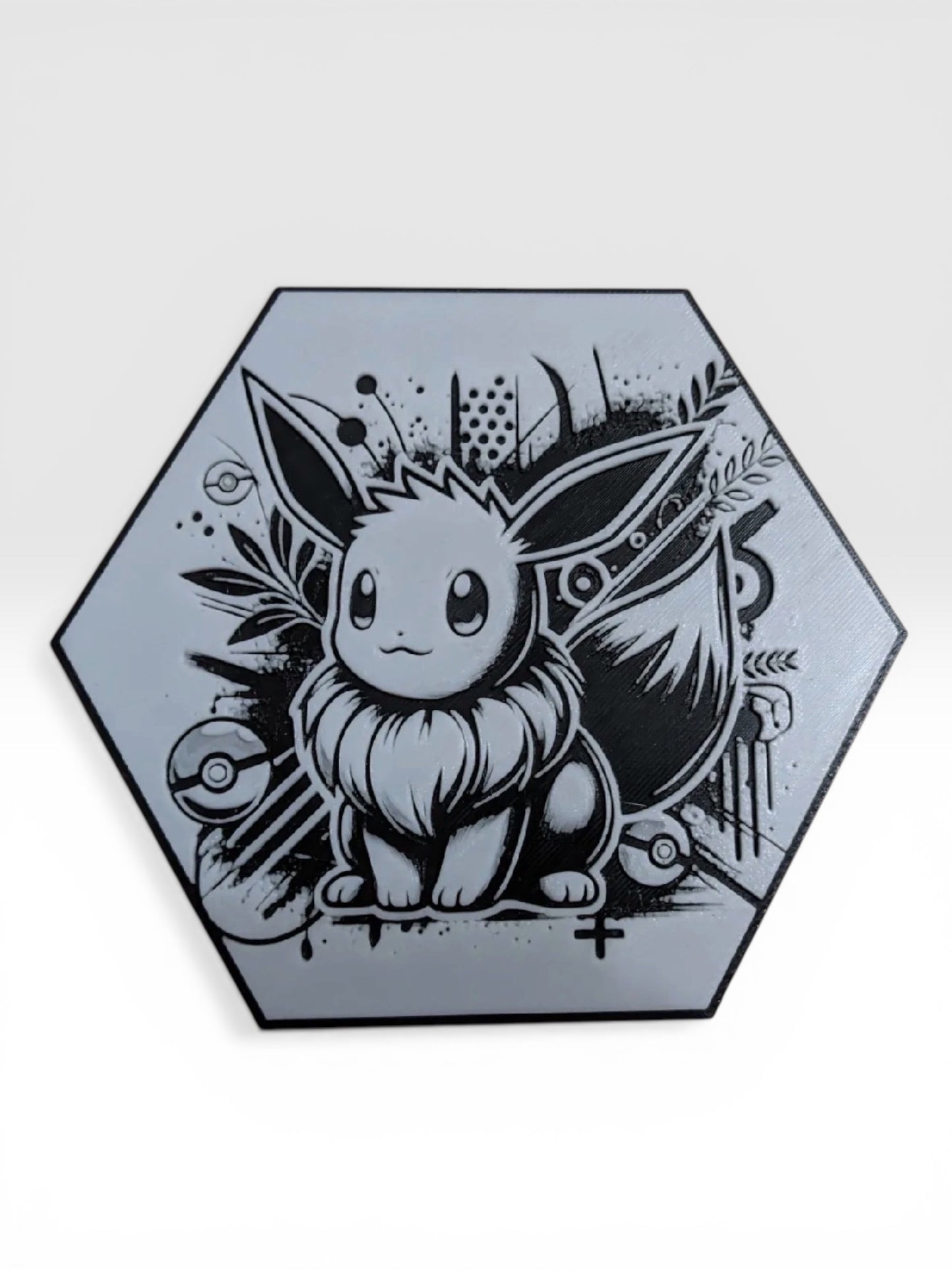 Custom 3D Printed "Battle Monster Character" Hexagon-Art – Build Your Own Wall Gallery