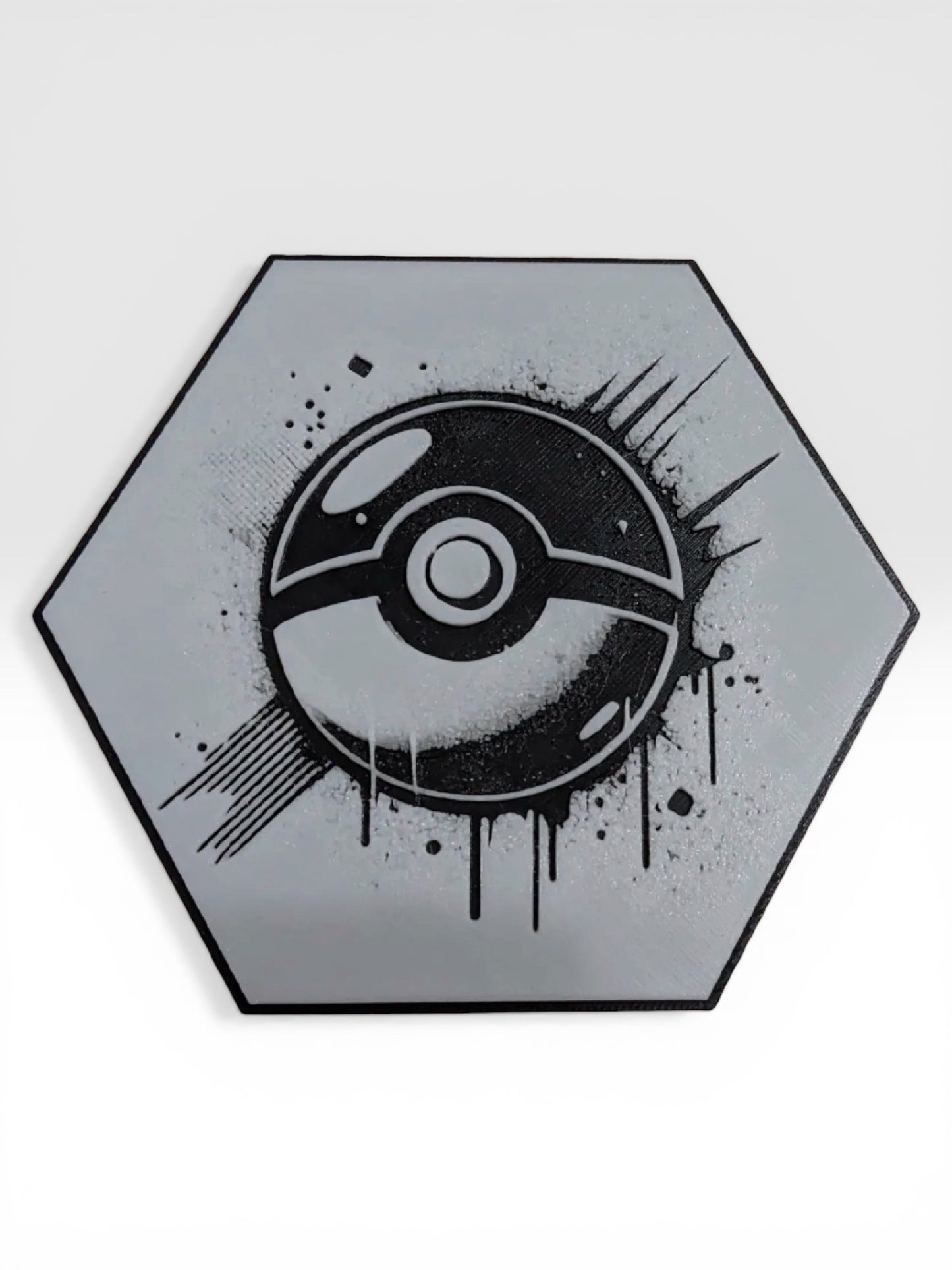 Custom 3D Printed "Battle Monster Character" Hexagon-Art – Build Your Own Wall Gallery