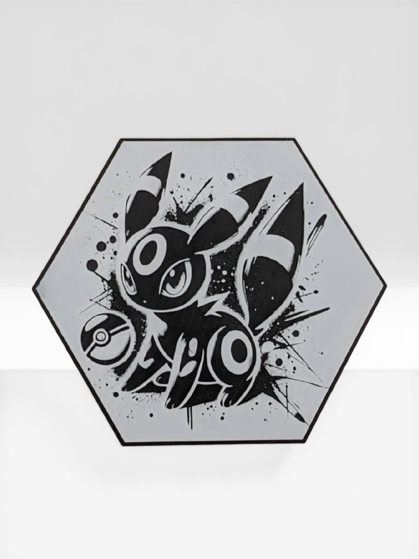 Custom 3D Printed "Battle Monster Character" Hexagon-Art – Build Your Own Wall Gallery