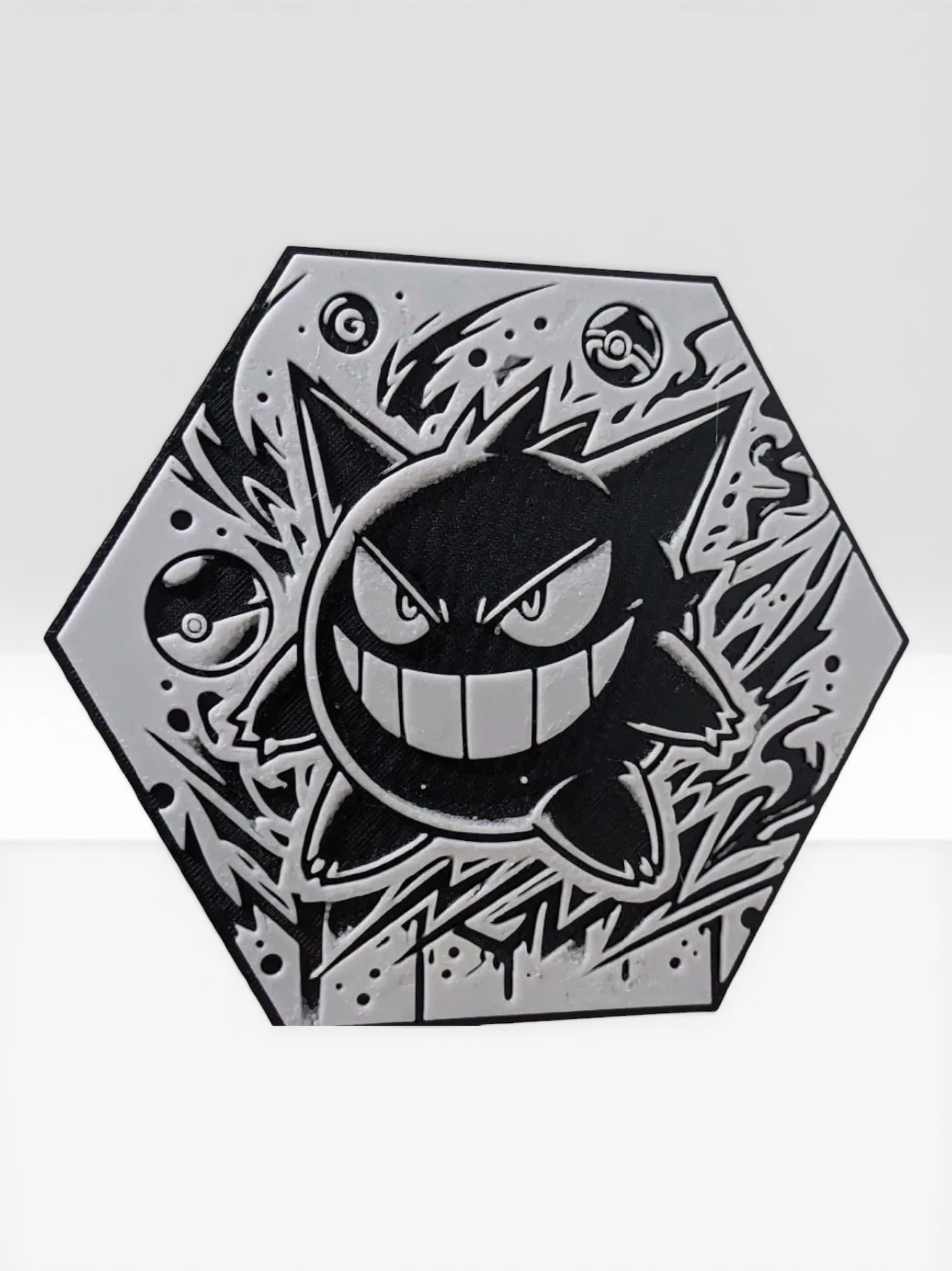 Custom 3D Printed "Battle Monster Character" Hexagon-Art – Build Your Own Wall Gallery