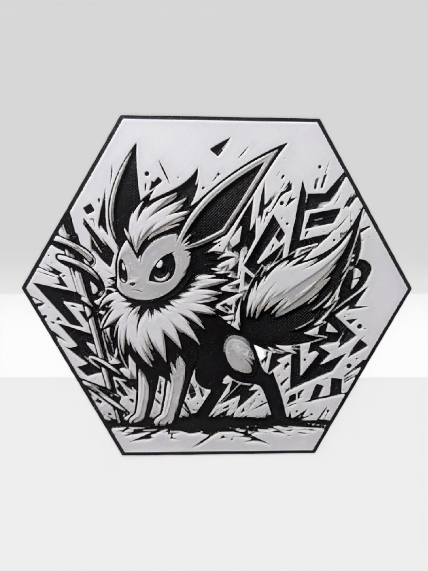 Custom 3D Printed "Battle Monster Character" Hexagon-Art – Build Your Own Wall Gallery