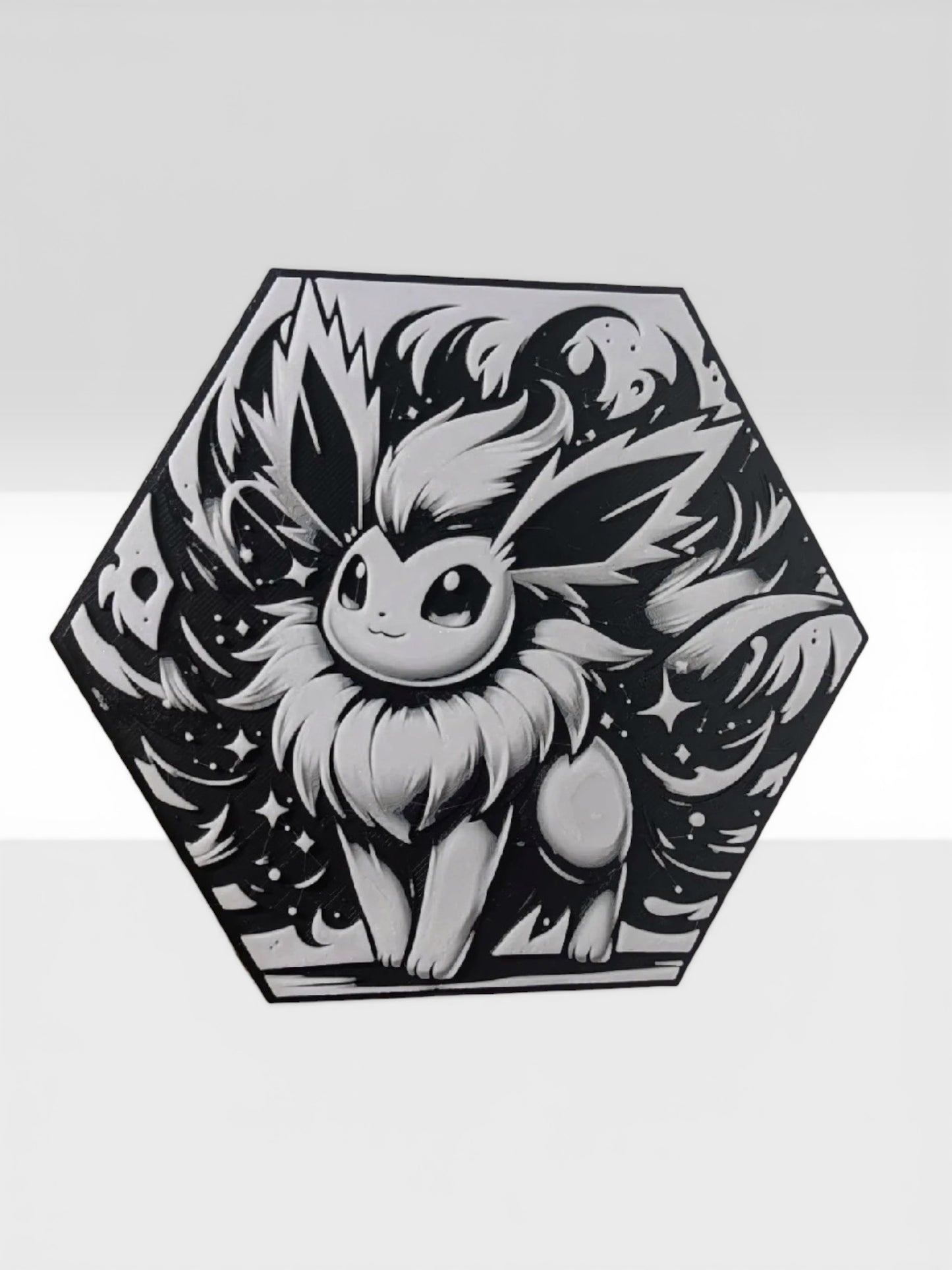 Custom 3D Printed "Battle Monster Character" Hexagon-Art – Build Your Own Wall Gallery