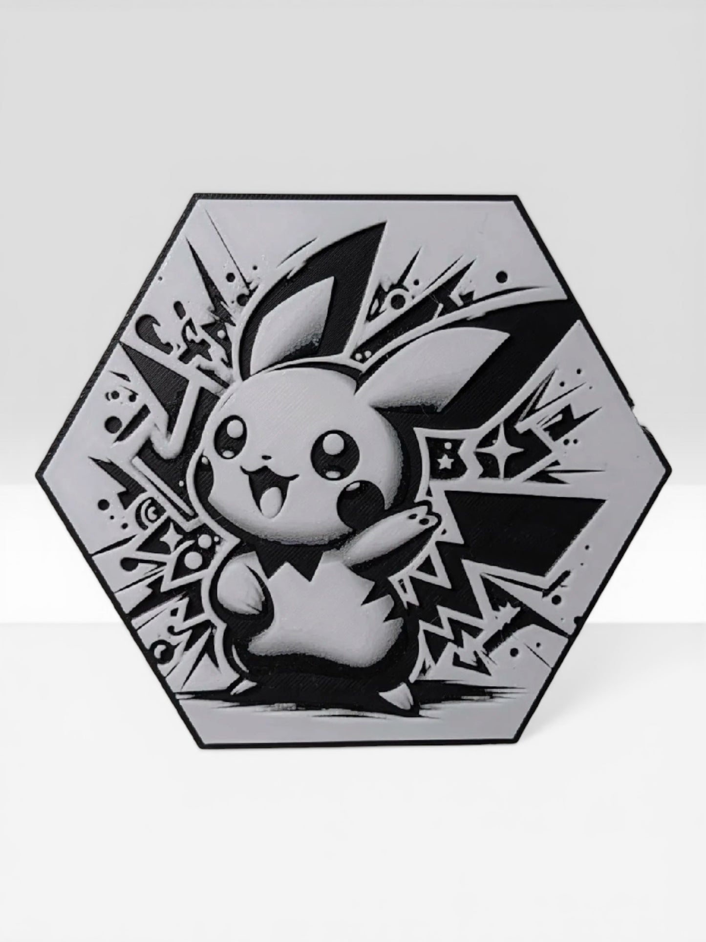Custom 3D Printed "Battle Monster Character" Hexagon-Art – Build Your Own Wall Gallery