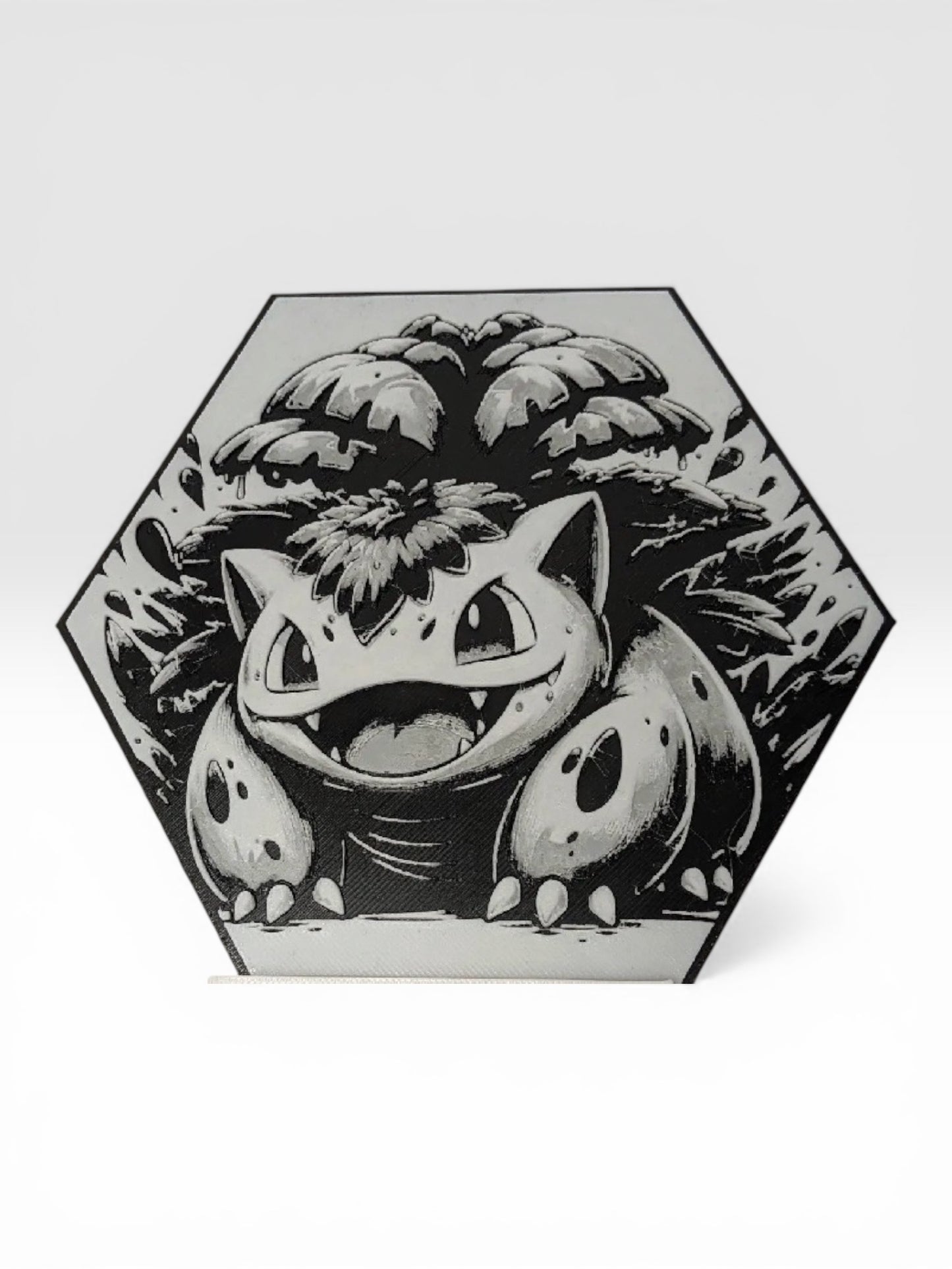 Custom 3D Printed "Battle Monster Character" Hexagon-Art – Build Your Own Wall Gallery