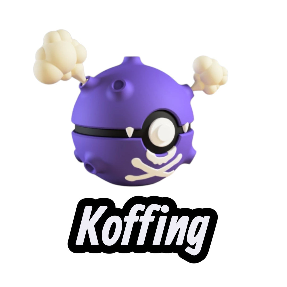 Koffing Custom Ball | High Quality 3D Printed in the UK
