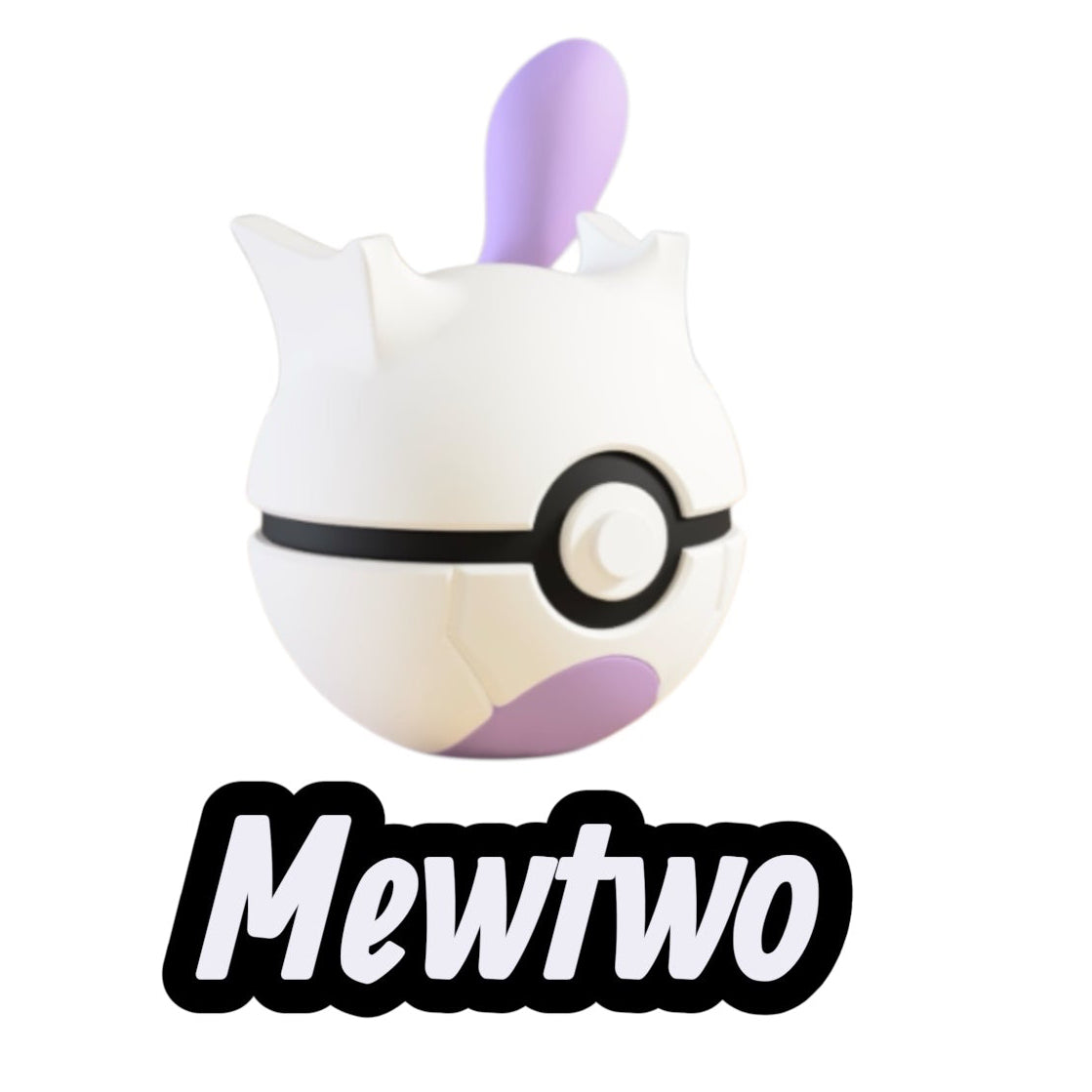 Mewtwo Custom Ball | High Quality 3D Printed in the UK