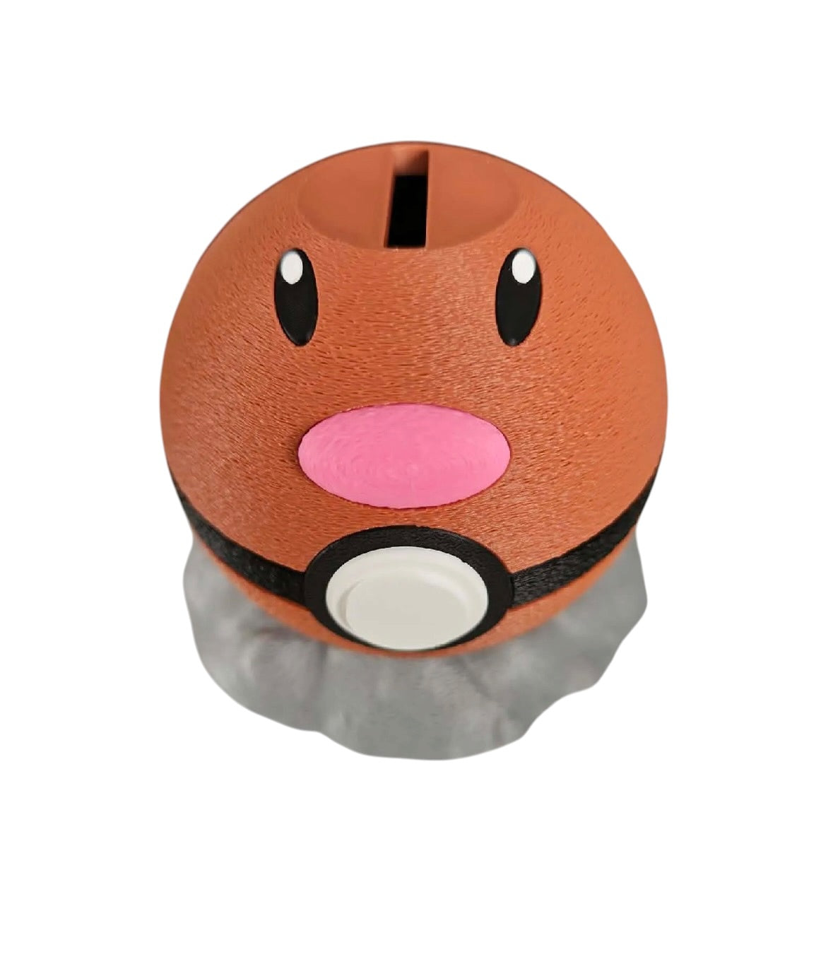 Character-Inspired 3D Printed Spherical Money Box – Hand-Finished Coin Bank