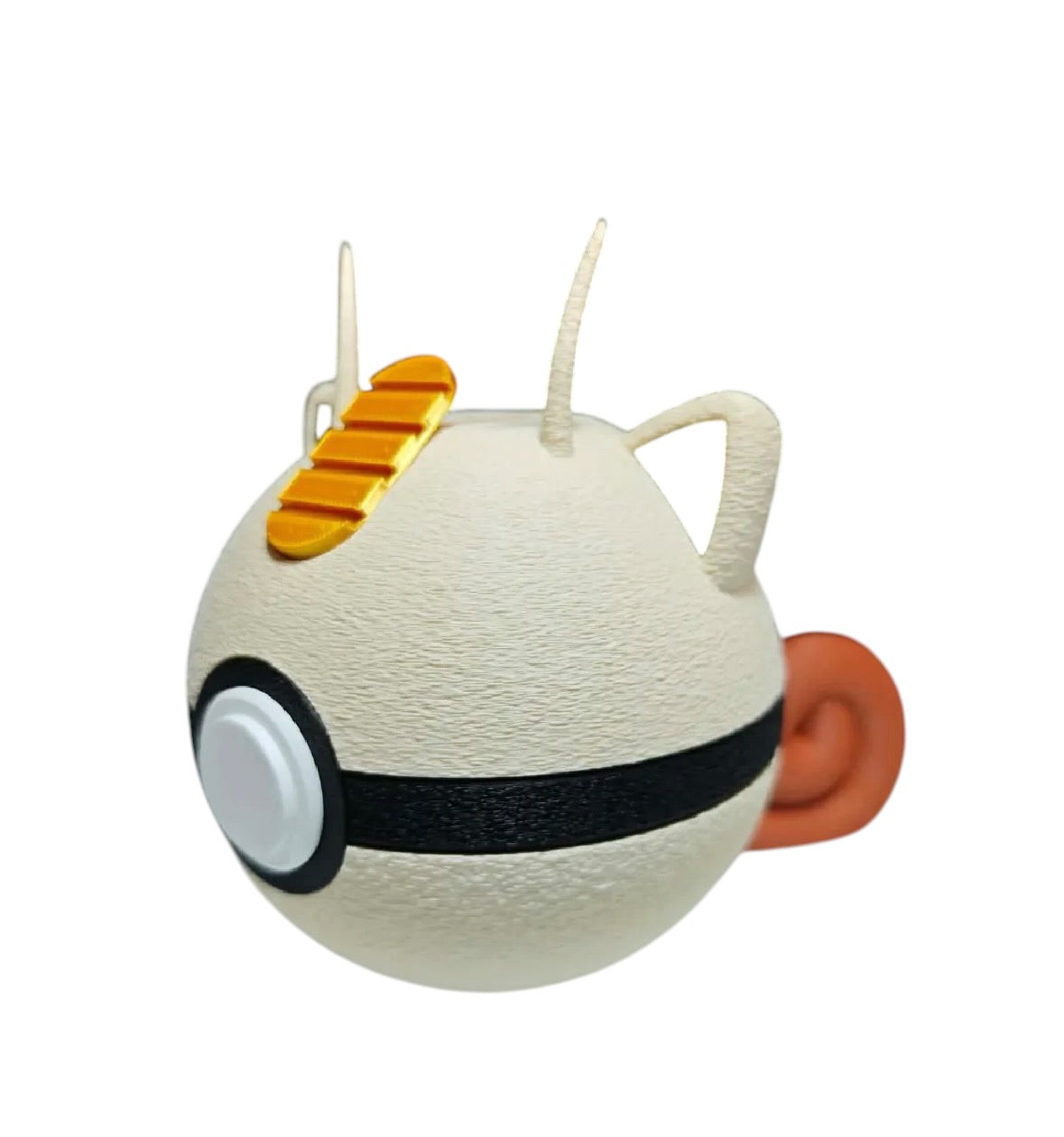 Character-Inspired 3D Printed Spherical Money Box – Hand-Finished Coin Bank