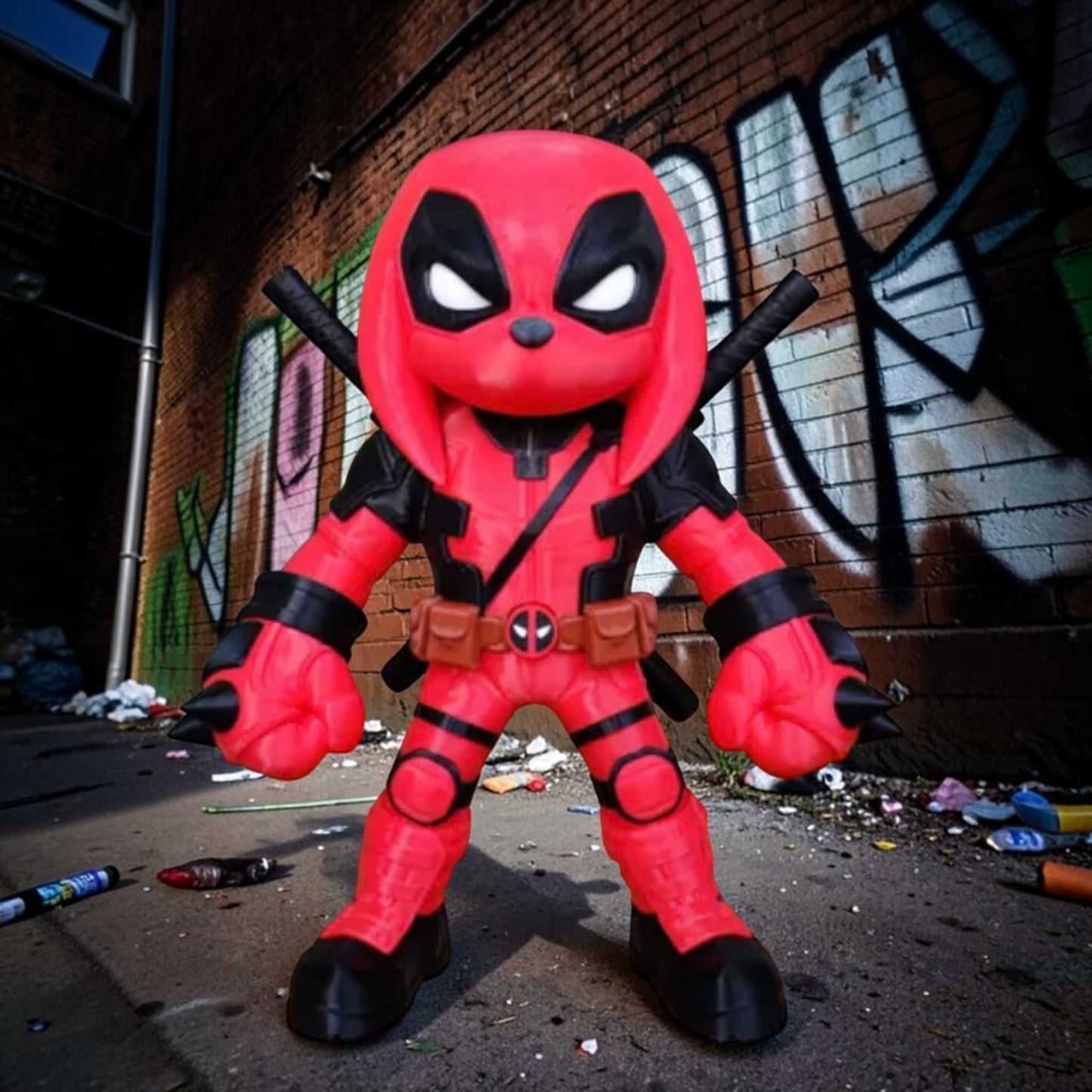 Fusion Character Figures knuckle x Pool 3D Printed Collectible