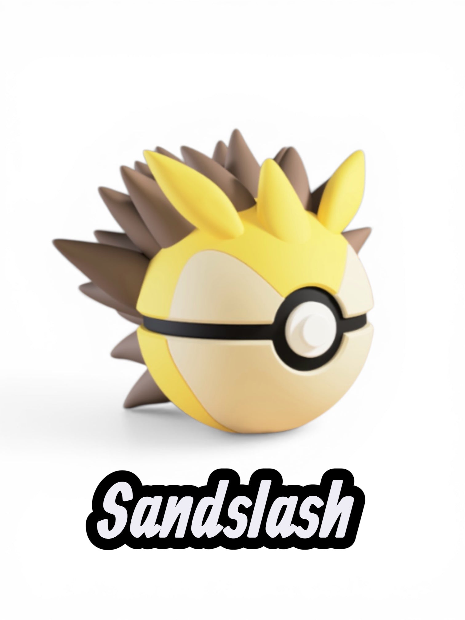 Sandslash | Custom Pokeball | High Quality 3D Printed in the UK