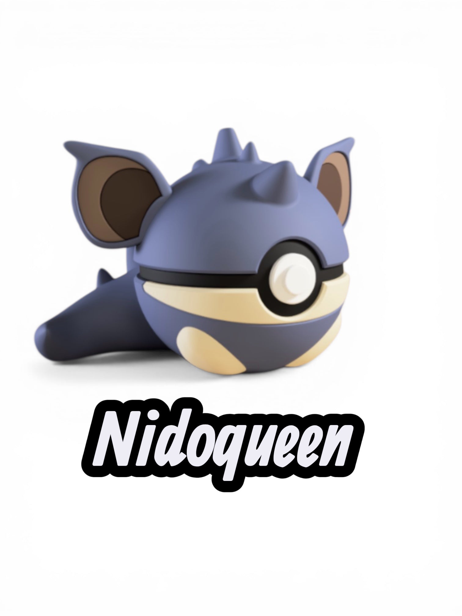 Nidoqueen | Custom Pokeball | High Quality 3D Printed in the UK
