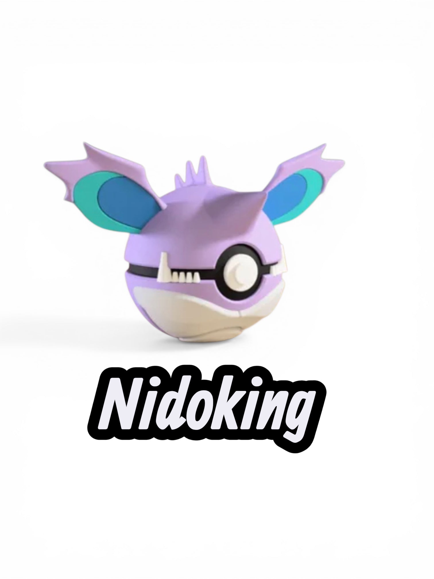 NidoKing| Custom Pokeball | High Quality 3D Printed in the UK