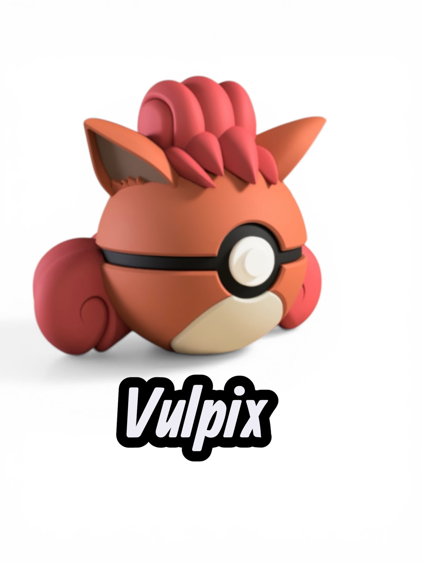 Vulpix Custom Ball | High Quality 3D Printed in the UK