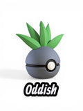 Oddish Custom Pokeball | High Quality 3D Printed in the UK