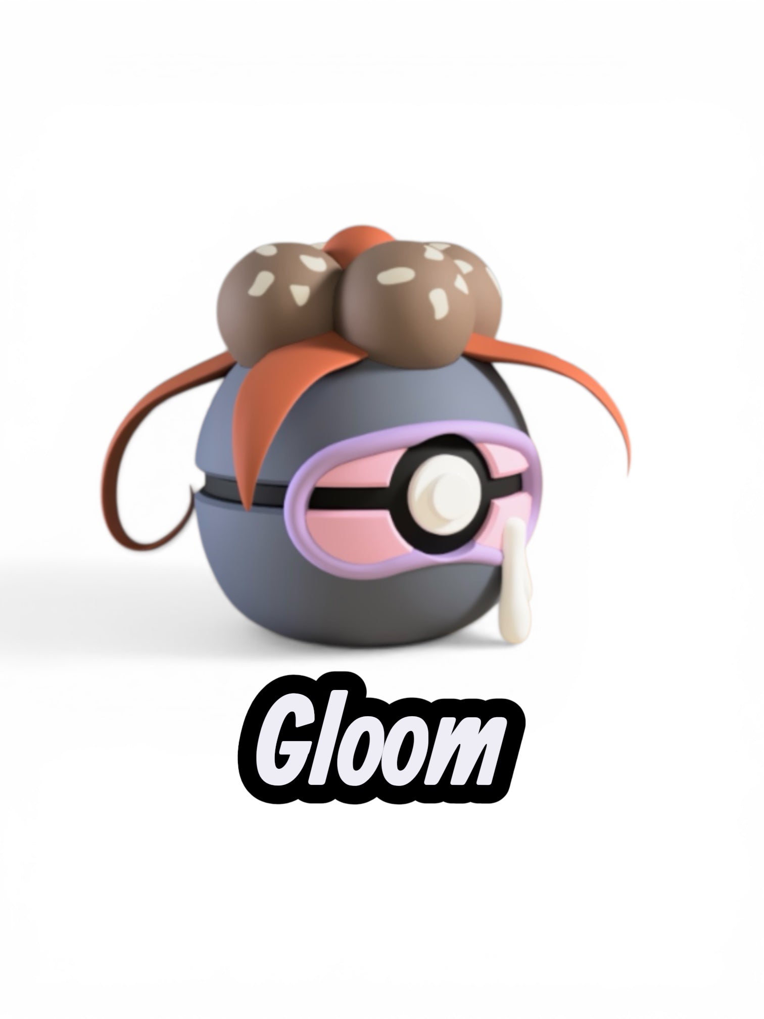 Gloom Custom Pokeball | High Quality 3D Printed in the UK