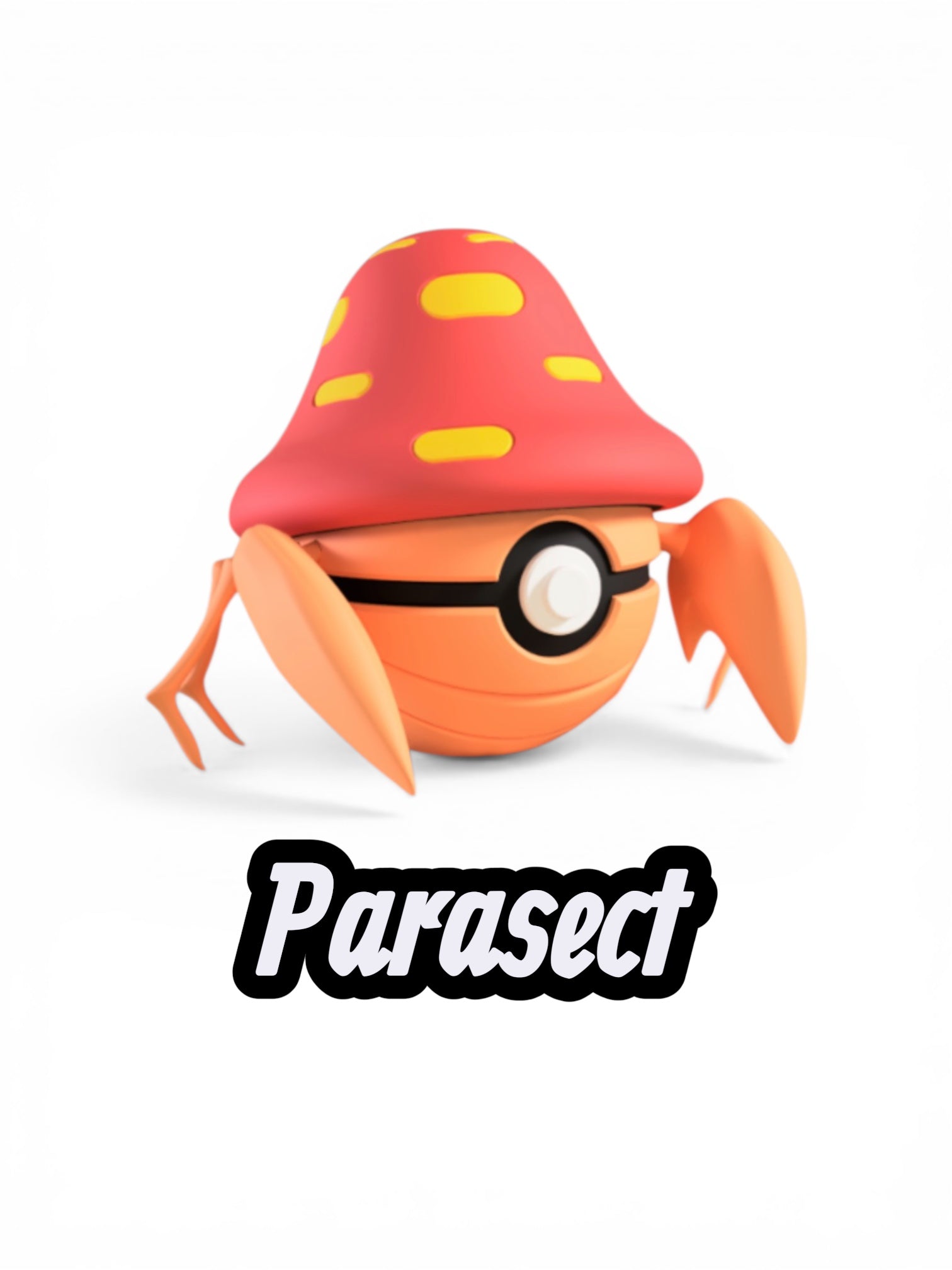 Parasect Custom Pokeball | High Quality 3D Printed in the UK