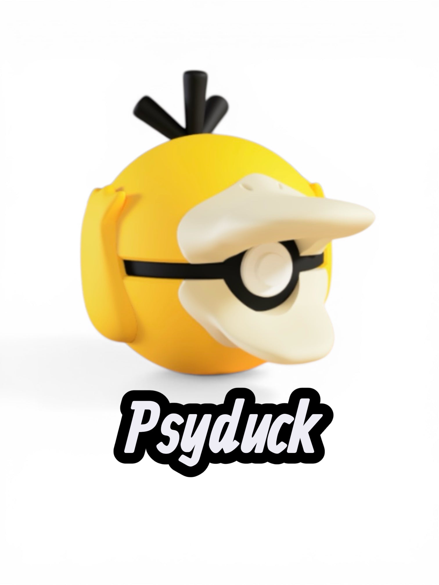 Psyduck Custom Pokeball | High Quality 3D Printed in the UK