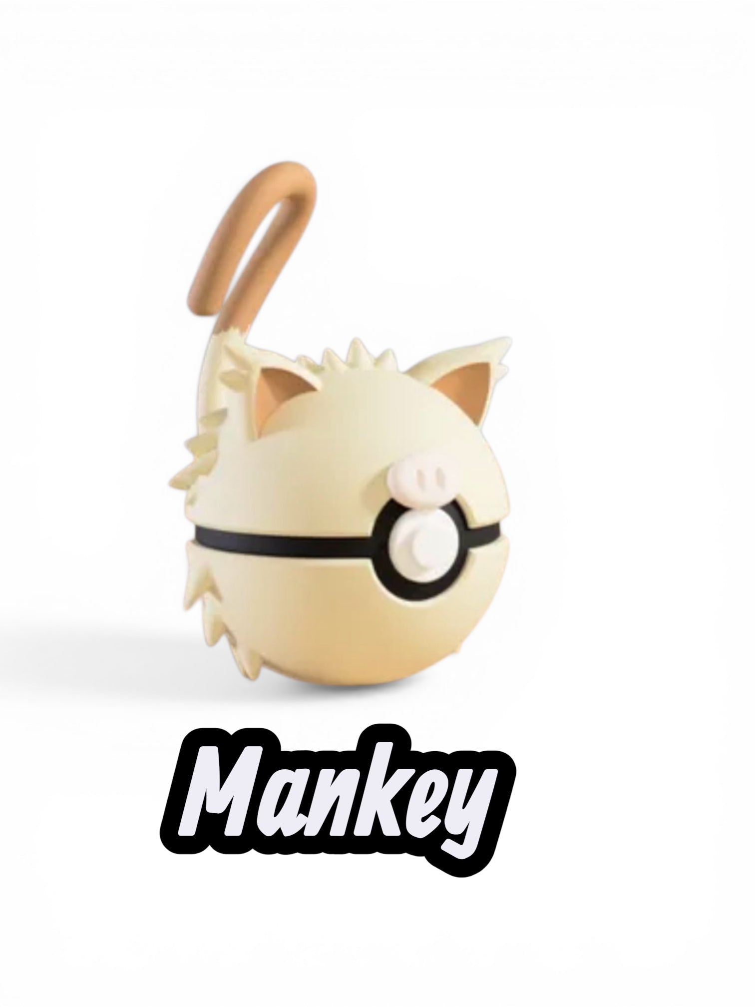 Mankey Custom Pokeball | High Quality 3D Printed in the UK