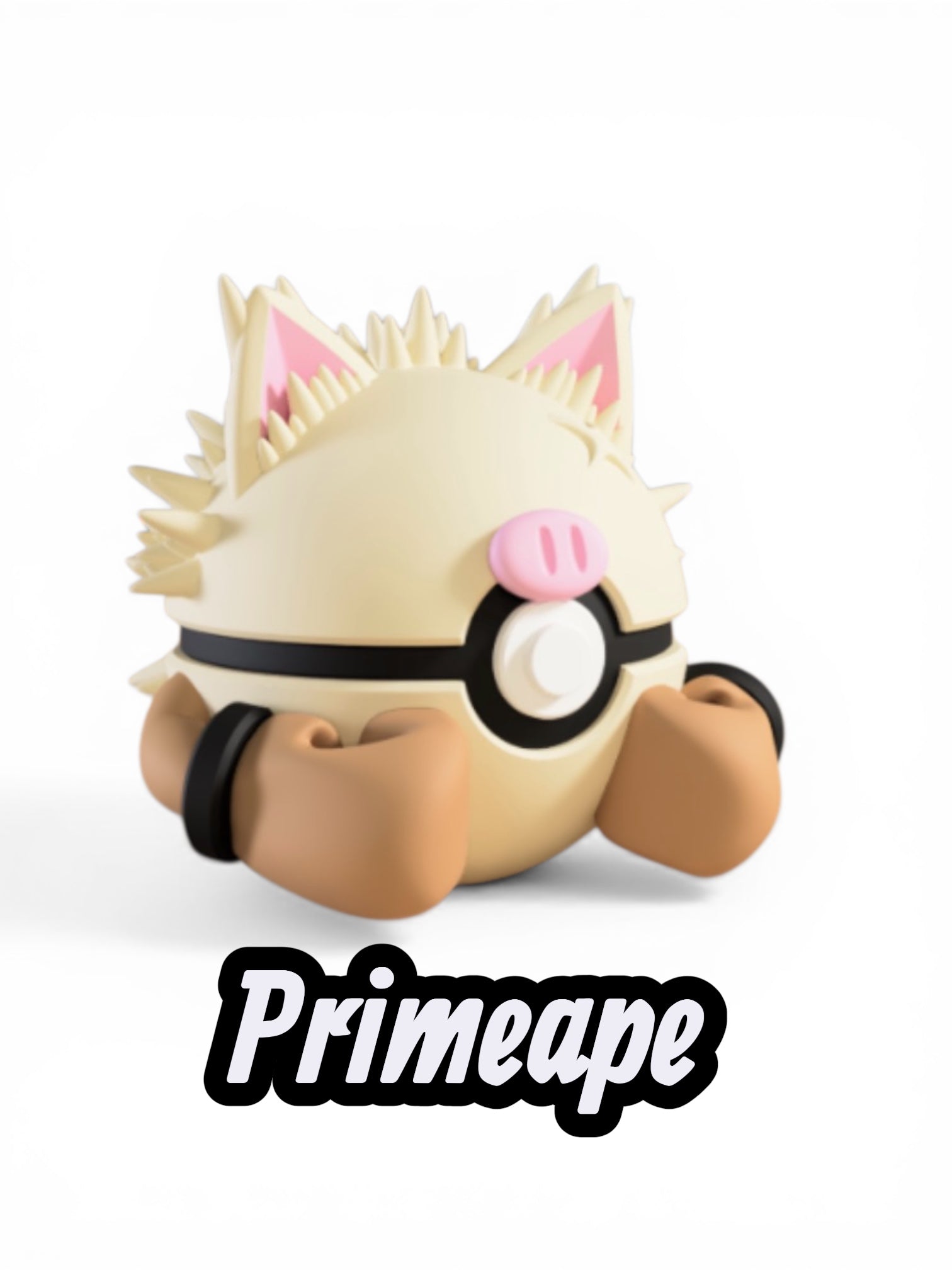 Primape Custom Pokeball | High Quality 3D Printed in the UK