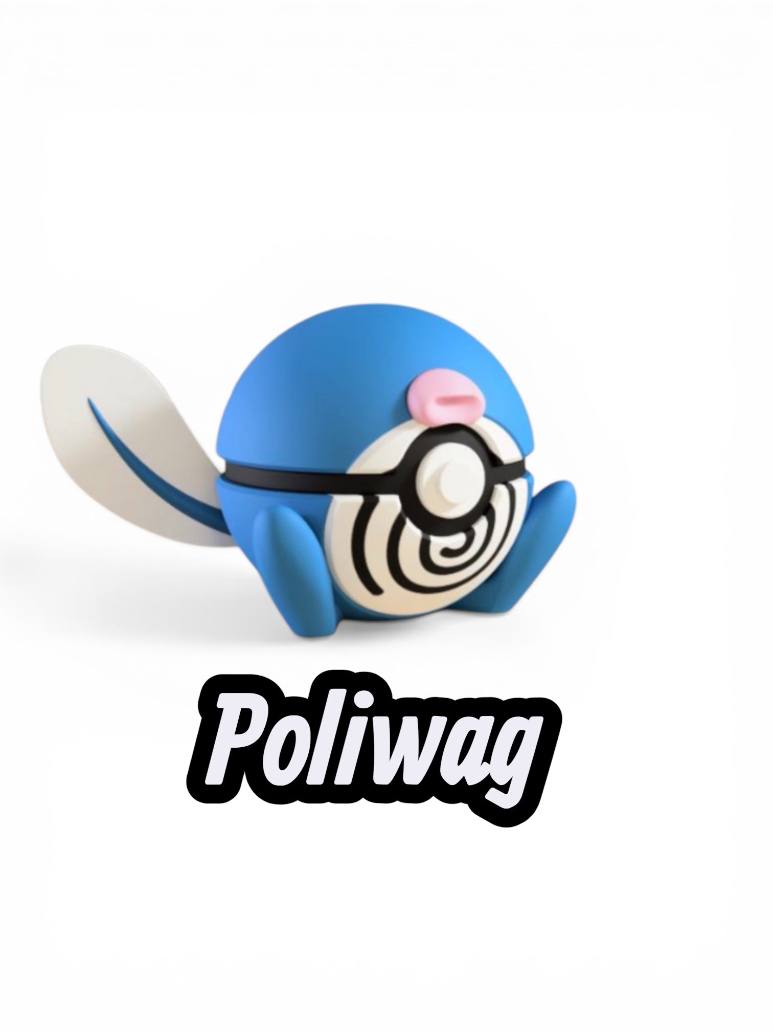 Poliwag Custom Pokeball | High Quality 3D Printed in the UK