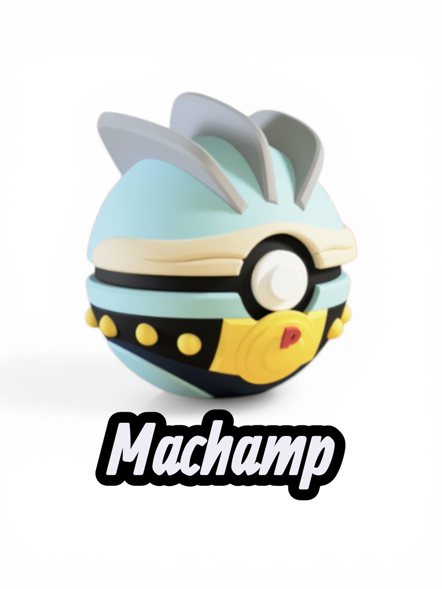 Machamp  Custom Pokeball | High Quality 3D Printed in the UK